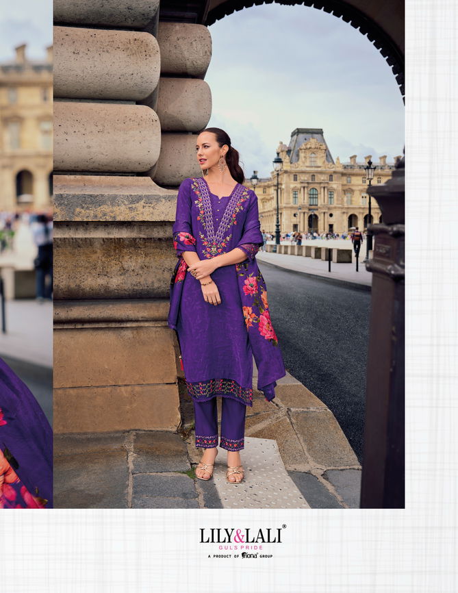 Haseena By Lily And Lali Viscose Silk Kurti With Bottom Dupatta Wholesale Price In Surat